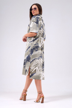 Платье Erika 1536 голубо-зеленый - фото 4