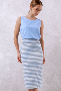 Юбка Erika 7244 голубой - фото 1