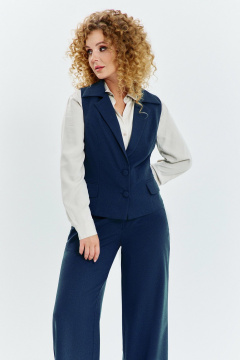 Брюки, жилет Euromoda 636 морская_волна - фото 3