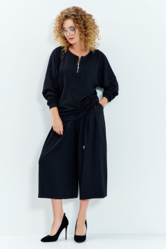 Джемпер, кюлоты Euromoda 638 черный - фото 2