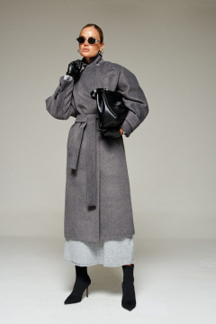 Пальто Beautiful&Free 7011 графит - фото 2