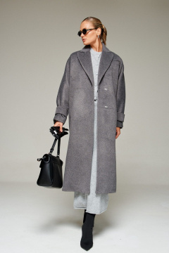 Пальто Beautiful&Free 7011 графит - фото 4