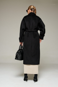 Пальто Beautiful&Free 7011 черный - фото 4