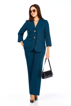 Брюки, жакет Taita plus 2520/2 морская_волна - фото 5