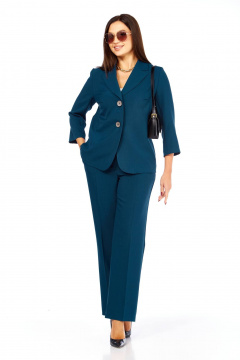 Брюки, жакет Taita plus 2520/2 морская_волна - фото 4