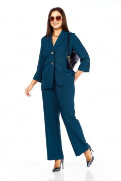 Брюки, жакет Taita plus 2520/2 морская_волна - фото 3