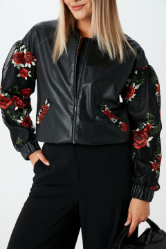 Бомбер LM М168 розы - фото 4