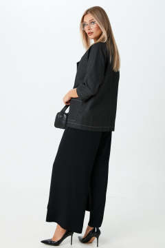 Жакет LM М86 джинс_черный - фото 2