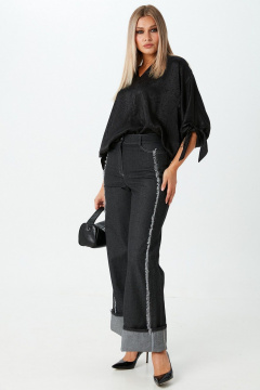 Блуза, брюки LM 1710116 черный - фото 5