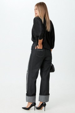 Брюки LM М116 черный - фото 4