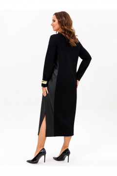 Платье Liona Style 961 черный - фото 5