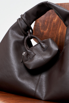 Сумка Polisto Lili М шоколадный - фото 2