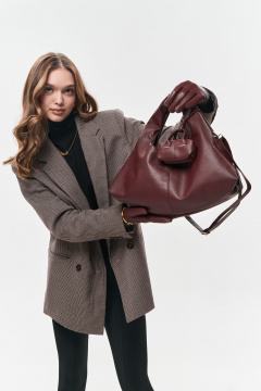 Сумка Polisto Lili М бордовый - фото 4