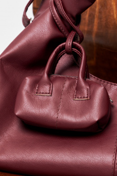 Сумка Polisto Lili М бордовый - фото 2