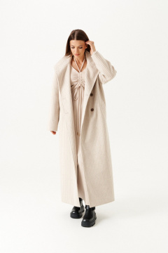 Пальто ELLETTO 3902 молочный - фото 3