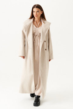 Пальто ELLETTO 3902 молочный - фото 2