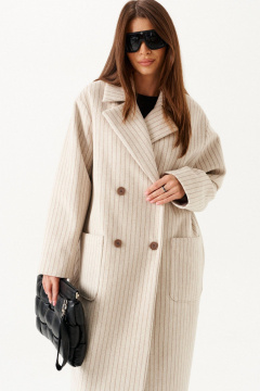 Пальто ELLETTO 3901 молочный - фото 3