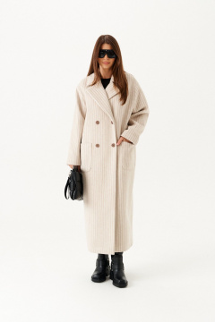 Пальто ELLETTO 3901 молочный - фото 1