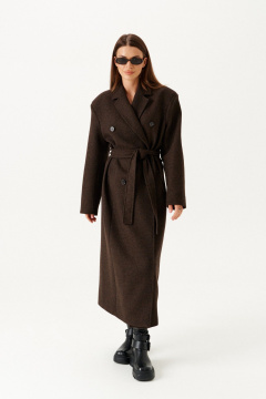 Пальто ELLETTO 3897 коричневый - фото 5