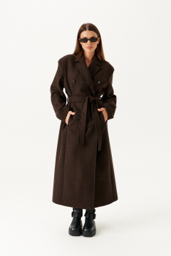 Пальто ELLETTO 3897 коричневый - фото 1