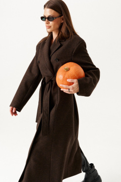 Пальто ELLETTO 3897 коричневый - фото 3