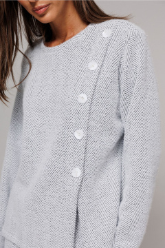 Брюки, джемпер Butеr 3194 серый-меланж - фото 4