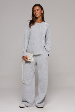 Брюки, джемпер Butеr 3194 серый-меланж - фото 1