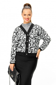 Кардиган T&N 7699 сердце - фото 2