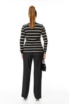 Брюки, джемпер T&N 7702 полоска_черный - фото 3