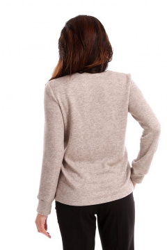 Джемпер Klever 394 бежево-серый - фото 3