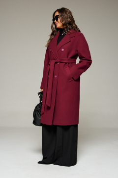 Пальто Beautiful&Free 7015 бордо - фото 5