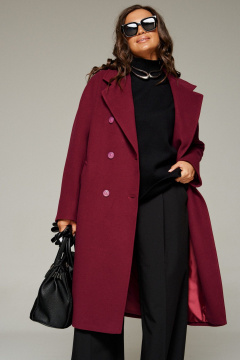 Пальто Beautiful&Free 7015 бордо - фото 3