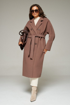 Пальто Beautiful&Free 7015 какао - фото 5