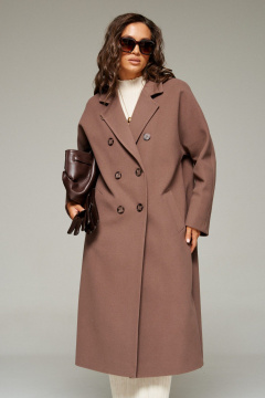 Пальто Beautiful&Free 7015 какао - фото 3