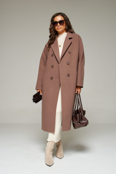 Пальто Beautiful&Free 7015 какао - фото 2