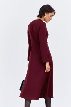 Платье FLAIM 2012.02 бордо-марсала - фото 3