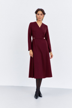 Платье FLAIM 2012.02 бордо-марсала - фото 1