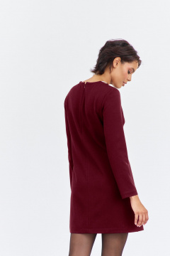 Платье FLAIM 2014.03 бордо-марсала - фото 4