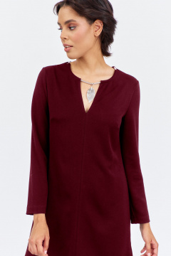 Платье FLAIM 2014.03 бордо-марсала - фото 2