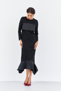 Платье FLAIM 2035 черный - фото 1