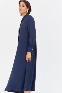 Платье FLAIM 2037 синий - фото 5