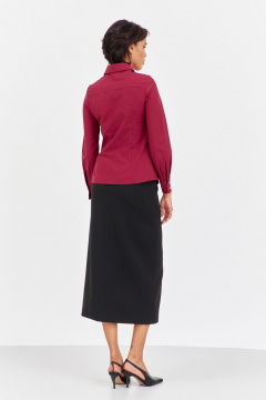 Блуза FLAIM 2047.01 бордо-марсала - фото 4