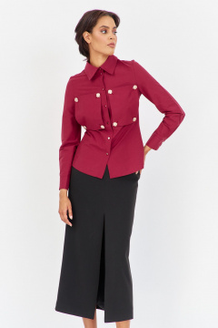 Блуза FLAIM 2047.01 бордо-марсала - фото 1