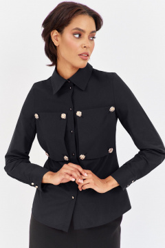 Блуза FLAIM 2047.02 черный - фото 2