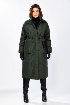 Пальто Lady Secret 8295 пыльно-зеленый - фото 1