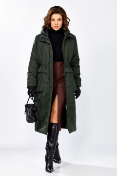 Пальто Lady Secret 8295 пыльно-зеленый - фото 5