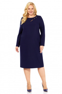 Платье Линия Л Б-2053 темно-синий - фото 1