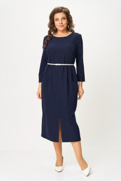 Платье Svetlana-Style 2176 синий_горох - фото 4