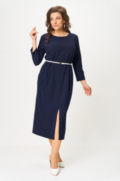 Платье Svetlana-Style 2176 синий_горох - фото 3