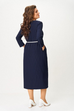 Платье Svetlana-Style 2176 синий_горох - фото 5